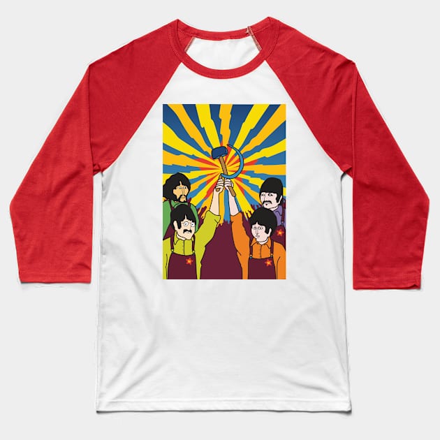 Communist Band Baseball T-Shirt by Thoo